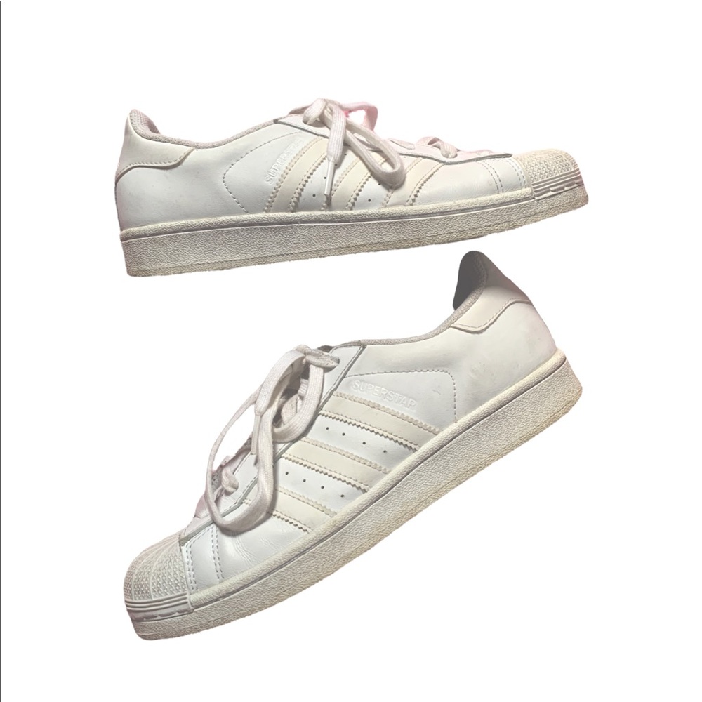 Adidas White Superstar Sneakers